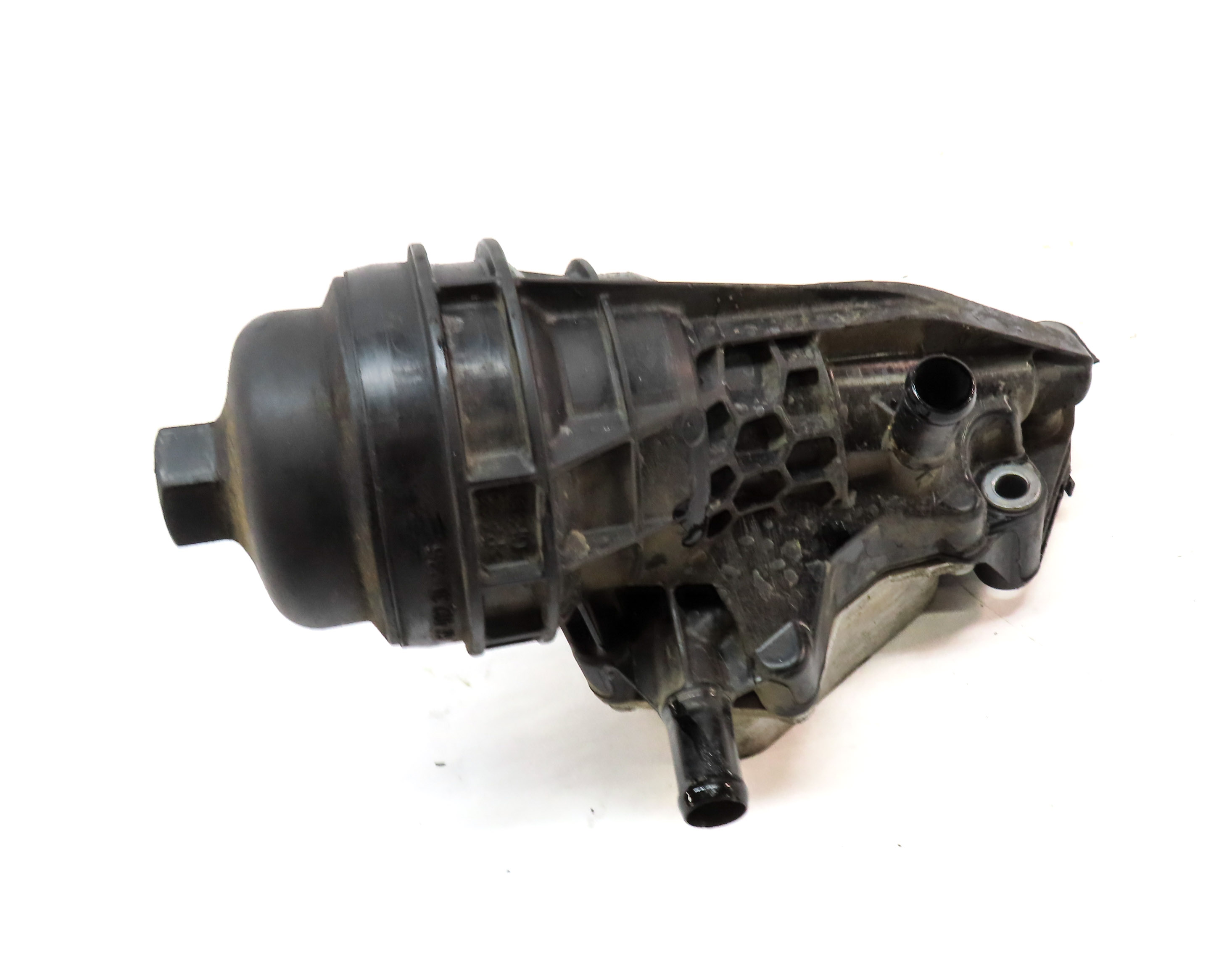 2016 MERCEDES GLA250 (X156) 2.0L TURBO ENGINE MOTOR OIL FILTER HOUSING w/COOLER — exact item pictured